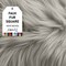 FabricLA | Faux Fur Fabric Square | 15" X 15" Inch Wide Pre-Cut Shaggy | Fake Fur Fabric | DIY, Craft Fur Decoration, Fashion Accessory, Hobby | Platinum Gray